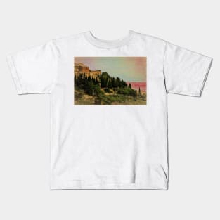 Tuscan Hillside Kids T-Shirt